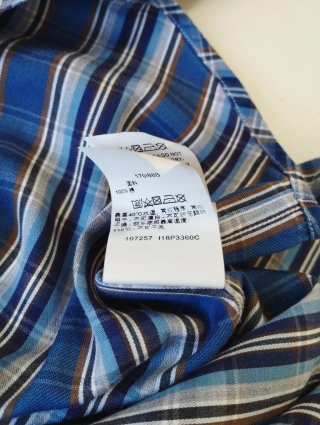 Camisa Paul & Shark cuadros azul multicolor