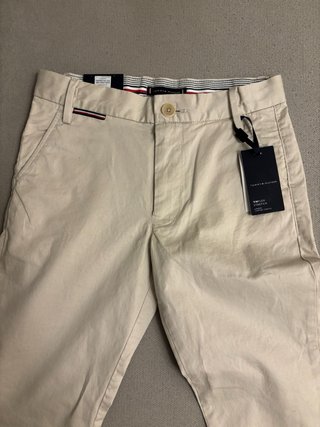 Pantalón Chino Tommy Hilfiger Beige T 128 (Nuevo)