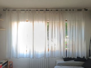 Barras de cortina negra 3 m