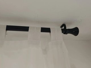 Barras de cortina negra 3 m