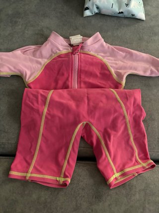Neopreno corto niña rosa y fucsia