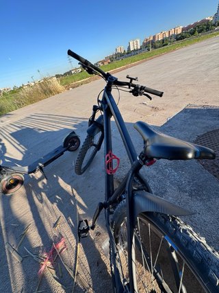 Bicicleta de Montaña Rockrider Negra