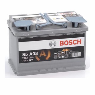 Batería Bosch AGM Start-Stop 70Ah - 760A