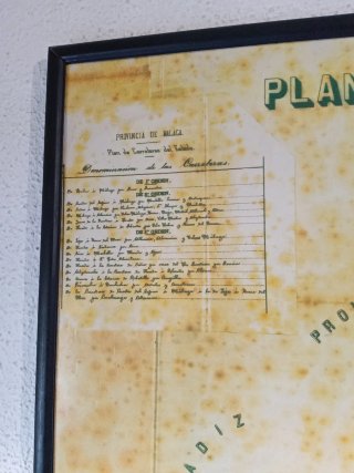 Plano de 1880 malaga