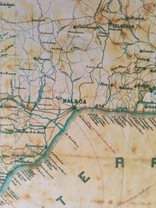 Plano de 1880 malaga