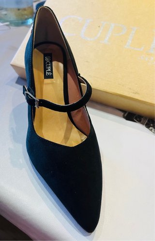 Scarpe col tacco Cuplé nere