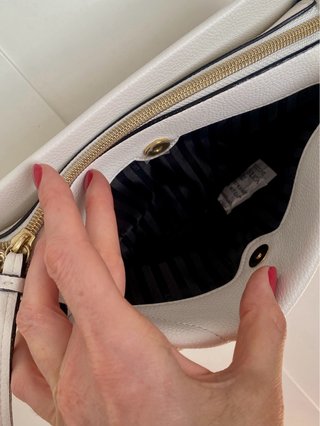 Bolso Victoria's Secret Blanco Dorado