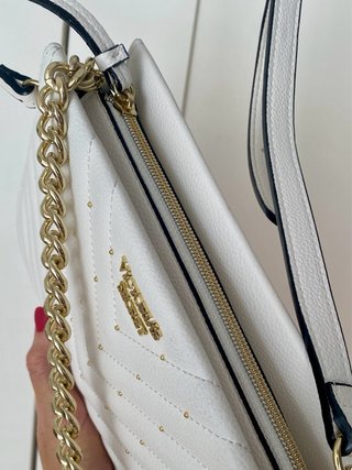 Bolso Victoria's Secret Blanco Dorado
