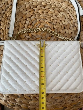 Bolso Victoria's Secret Blanco Dorado