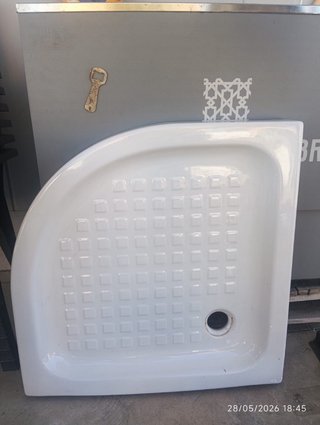 Plato de ducha acrílico blanco