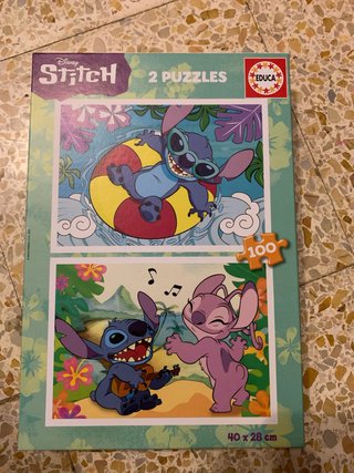 Pack 2 Puzzles Disney Stitch Educa 100 Piezas