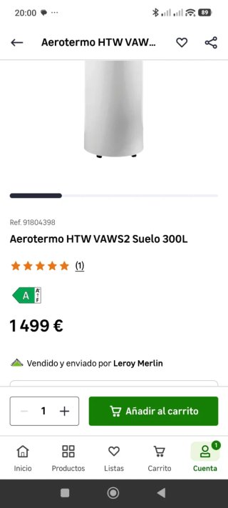 Aerotermo HTW VAWS2 Suelo 300L