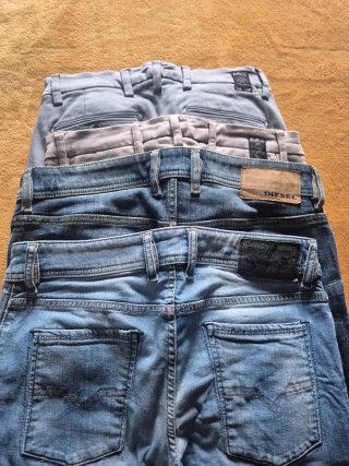 Lote de pantalones Diesel y Replay