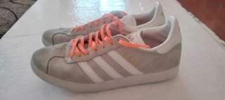 Adidas Gazelle Beige/Blanco Talla 38
