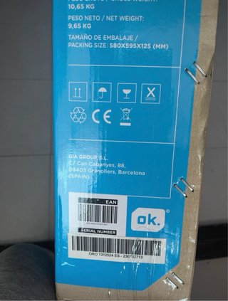 Radiador de aceite OK. 2500W