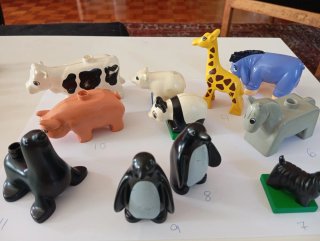 Lego Figuras e Animais