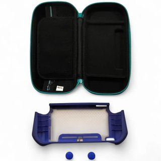 CONSOLA NINTENDO SWITCH LITE AZUL CON CAJA Y FUNDA (HEKATE v6.5.0 INSTALADO)