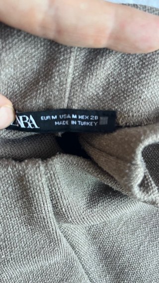 Pantalón culotte Zara punto