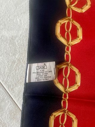 Foulard Sergio Tacchini Made in Italy Rosso Oro