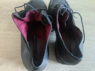 Mocasines negros mujer