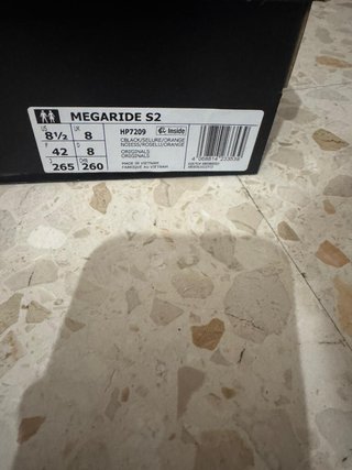 Adidas Megaride S2 Zapatillas Negras Rojas