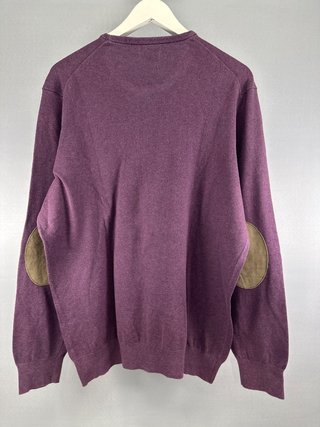 Jersey Massimo Dutti Morado Hombre