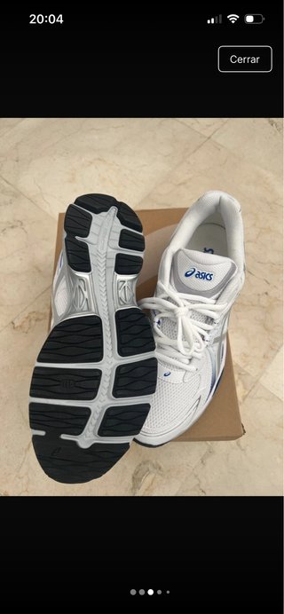 Tenis Asics Gel Sequiran Azul y Blanco