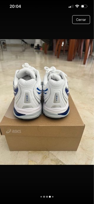 Tenis Asics Gel Sequiran Azul y Blanco
