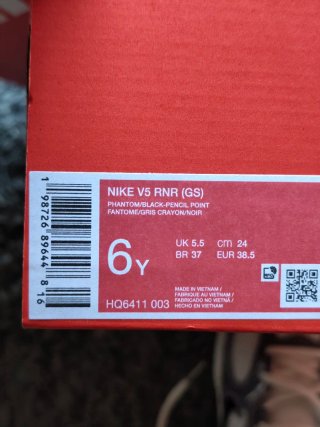 Nike Shoes V5 Rnr 38'5 EU