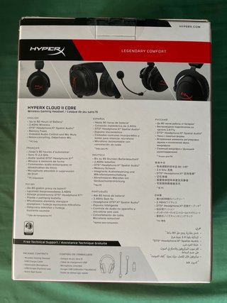 HyperX Cloud II Core Wireless Auriculares