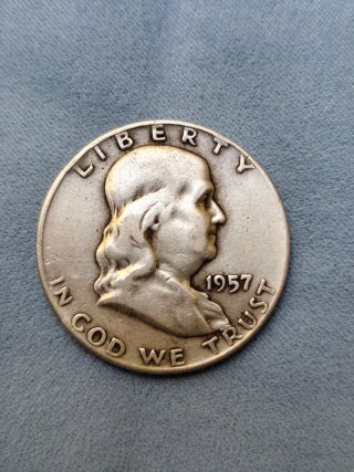 LOTE 6 MONEDAS DE PLATA 1/2$ U.S.A.