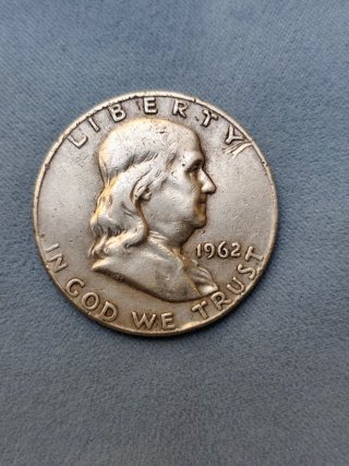 LOTE 6 MONEDAS DE PLATA 1/2$ U.S.A.