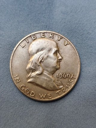 LOTE 6 MONEDAS DE PLATA 1/2$ U.S.A.