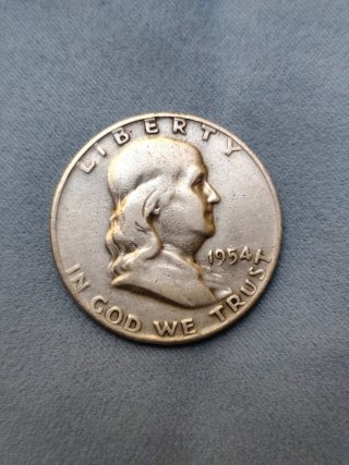 LOTE 6 MONEDAS DE PLATA 1/2$ U.S.A.