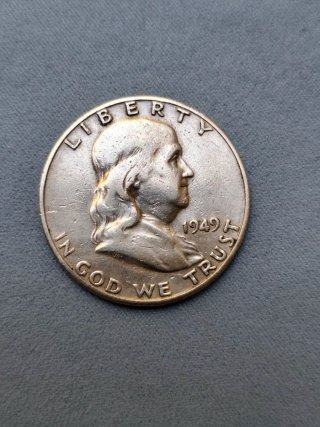 LOTE 6 MONEDAS DE PLATA 1/2$ U.S.A.