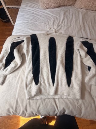 Jersey Uterqüe blanco y negro