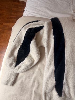 Jersey Uterqüe blanco y negro