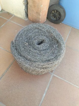 Disco de lana de acero para pulir suelos