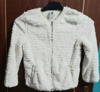 Chaqueta Palomino Blanca niña  Talla 140
