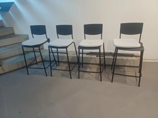 Sillas Altas Cocina (Set de 4)