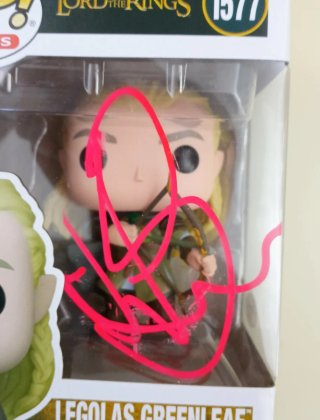 Funko Legolas Señor de los anillos FIRMADO!
