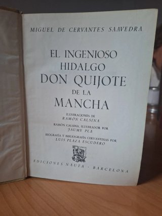 Libro don Quijote