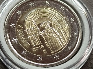 2€ España 2018 Santiago