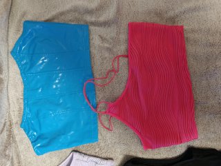 Lote 4 Tops Fiesta Y2K Talla S