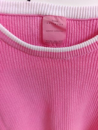 Jersey rosa 100% algodón niña Zara 13-14 años