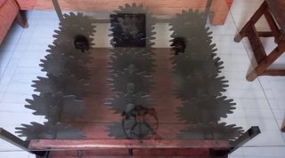 Mesa Trillo Antiguo Restaurado
