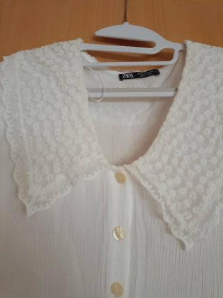Vestido blanco Zara