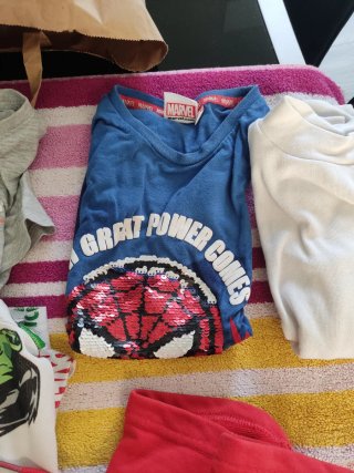 Lote Ropa Infantil Marvel Spiderman Hulk