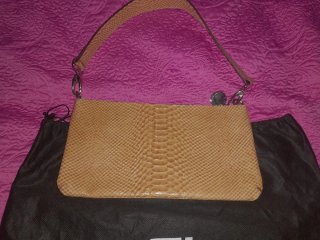 Bolso estampado pitón