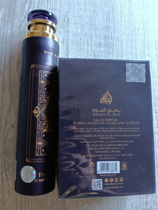 Lattafa Perfume y Ambientador,por pack